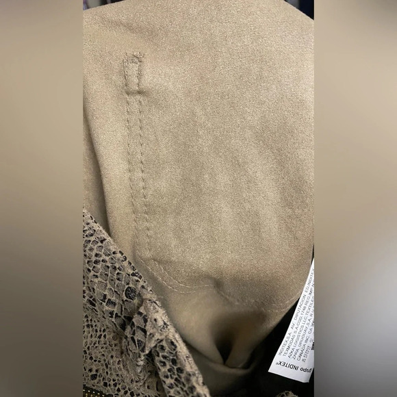 Zara Snake Print Zipper Detail Skinny Pants Size 2 - Picture 8 of 8